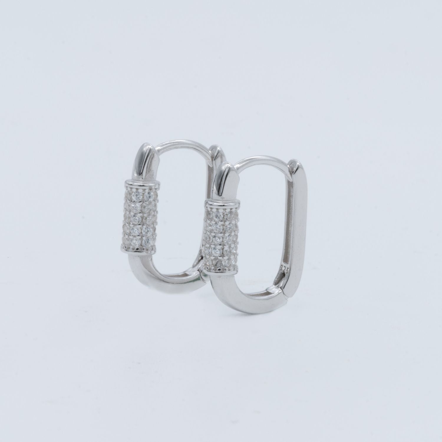 Sparkling Hoop Earrings